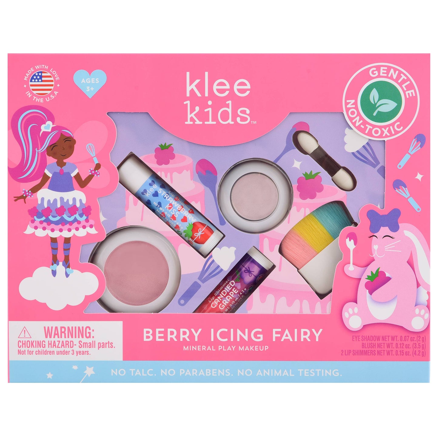 Butterfly Fairy - Klee Kids Natural Play Makeup 4-PC Kit