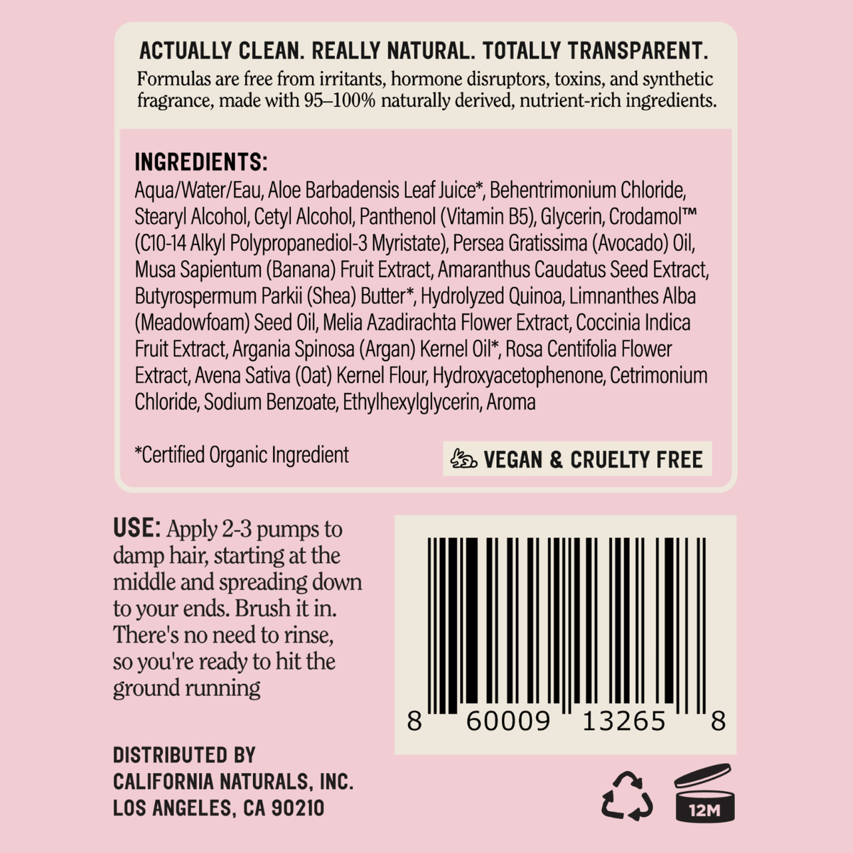 Leave-In Conditioner and Detangler
