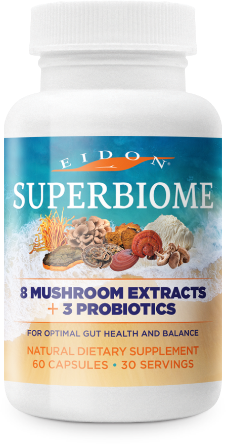 SuperBiome Mushroom Probiotic Capsules
