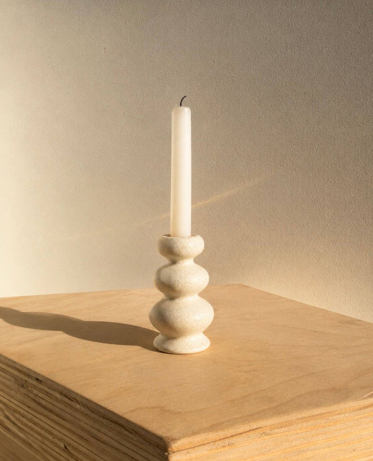 Ceramic candle stick holder