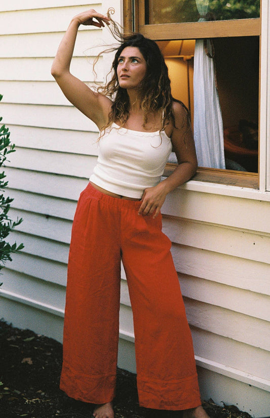 Linen Simple Pant