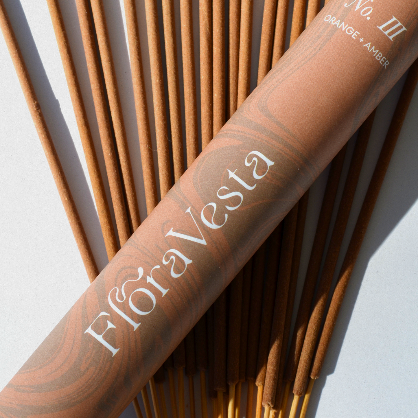 Orange and Amber Botanical Incense / All Natural Warm Citrus