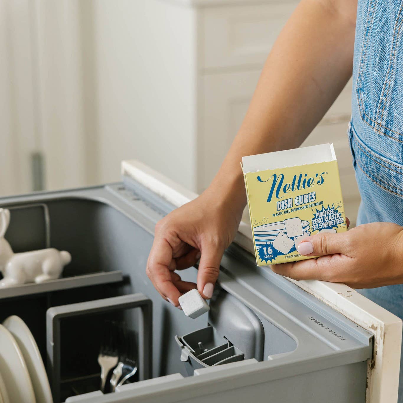 Dish Cubes - Plastic-Free Dishwasher Tablets - 16 Load Box