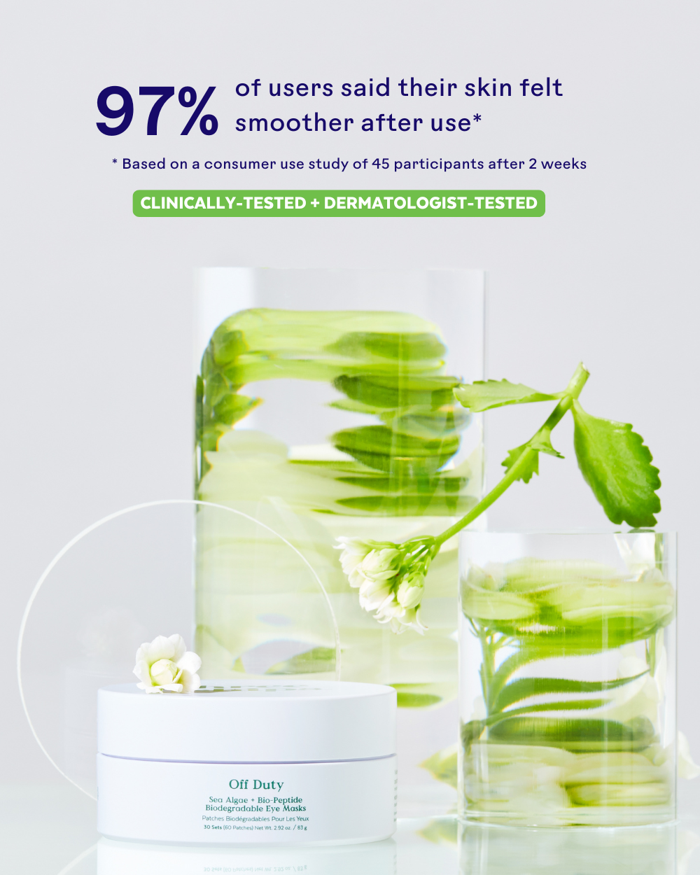 OffDuty™Sea Algae + Bio-Peptide Smoothing Biodegradable Eye