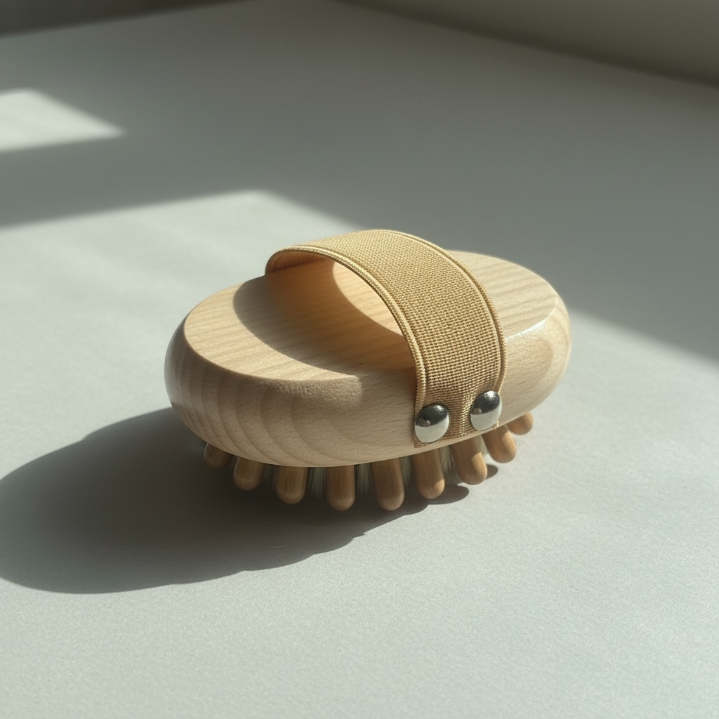 Bamboo Lymphatic Drainage Massage Brush | Body Sculpting