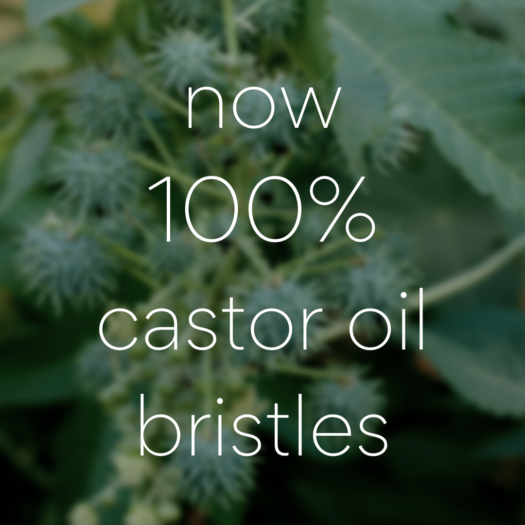 Cloud White Truthbrush with Medium Castor Oil Bristles