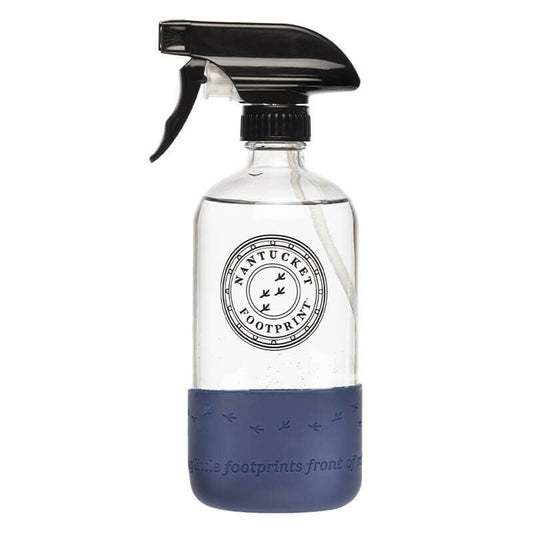 Reusable 16 oz Glass Spray Bottle (Empty) with Silicone Base