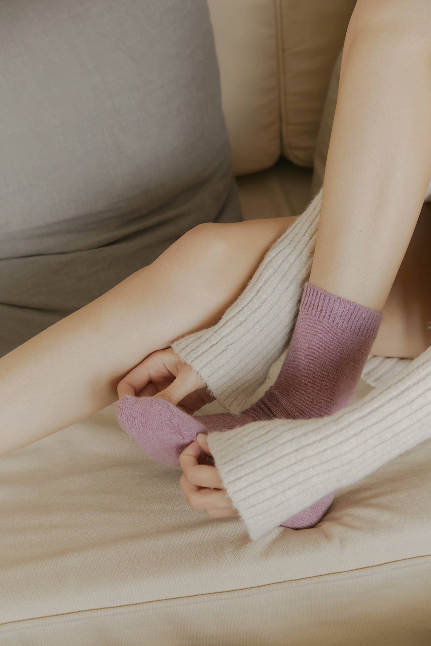 Premium Line 17 Color Options Cashmere Wool Socks