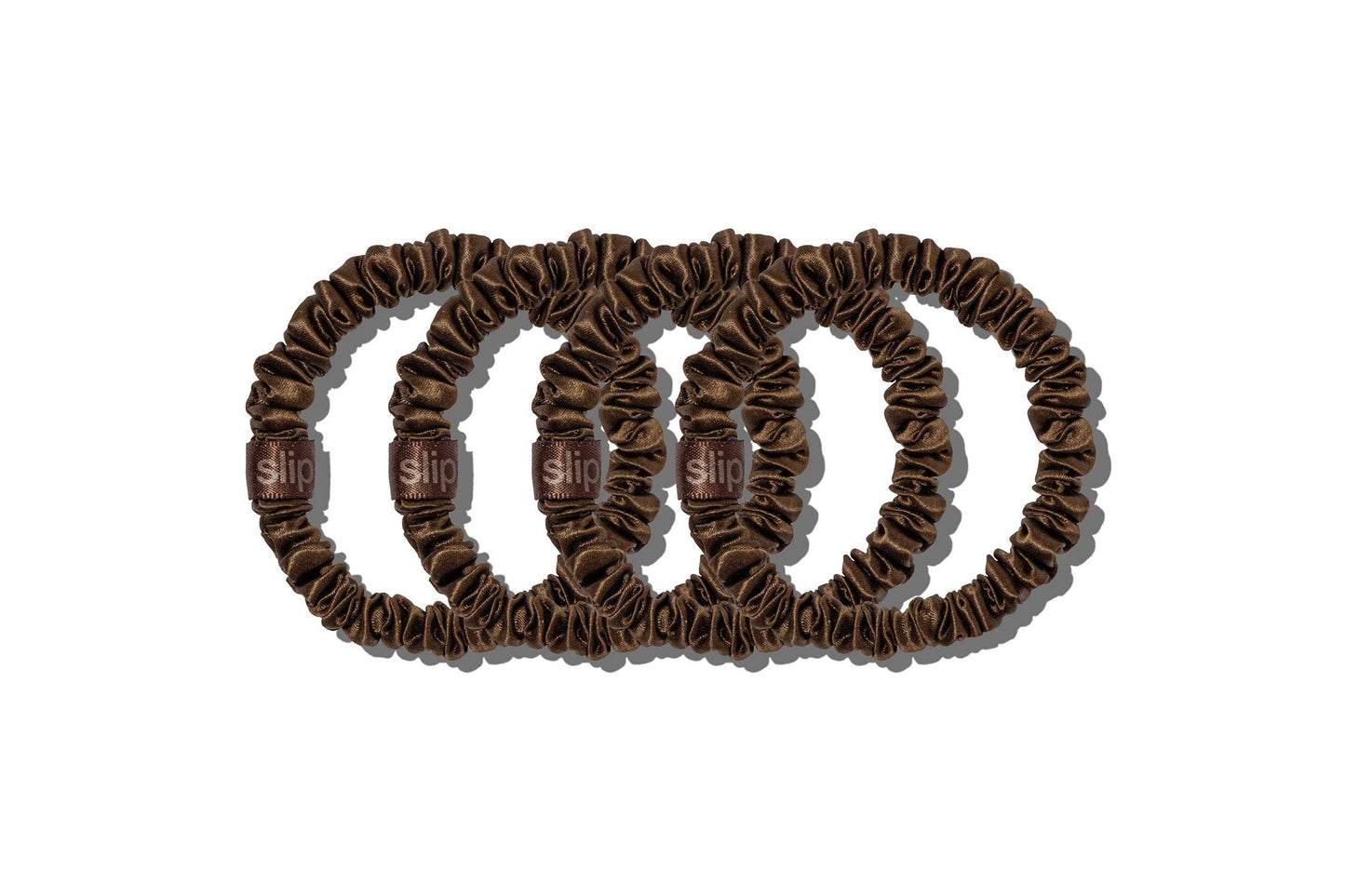 Back to Basics Dark Brown Skinny Scrunchies