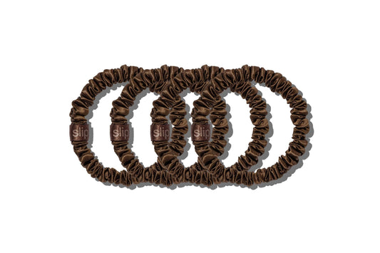 Back to Basics Dark Brown Skinny Scrunchies