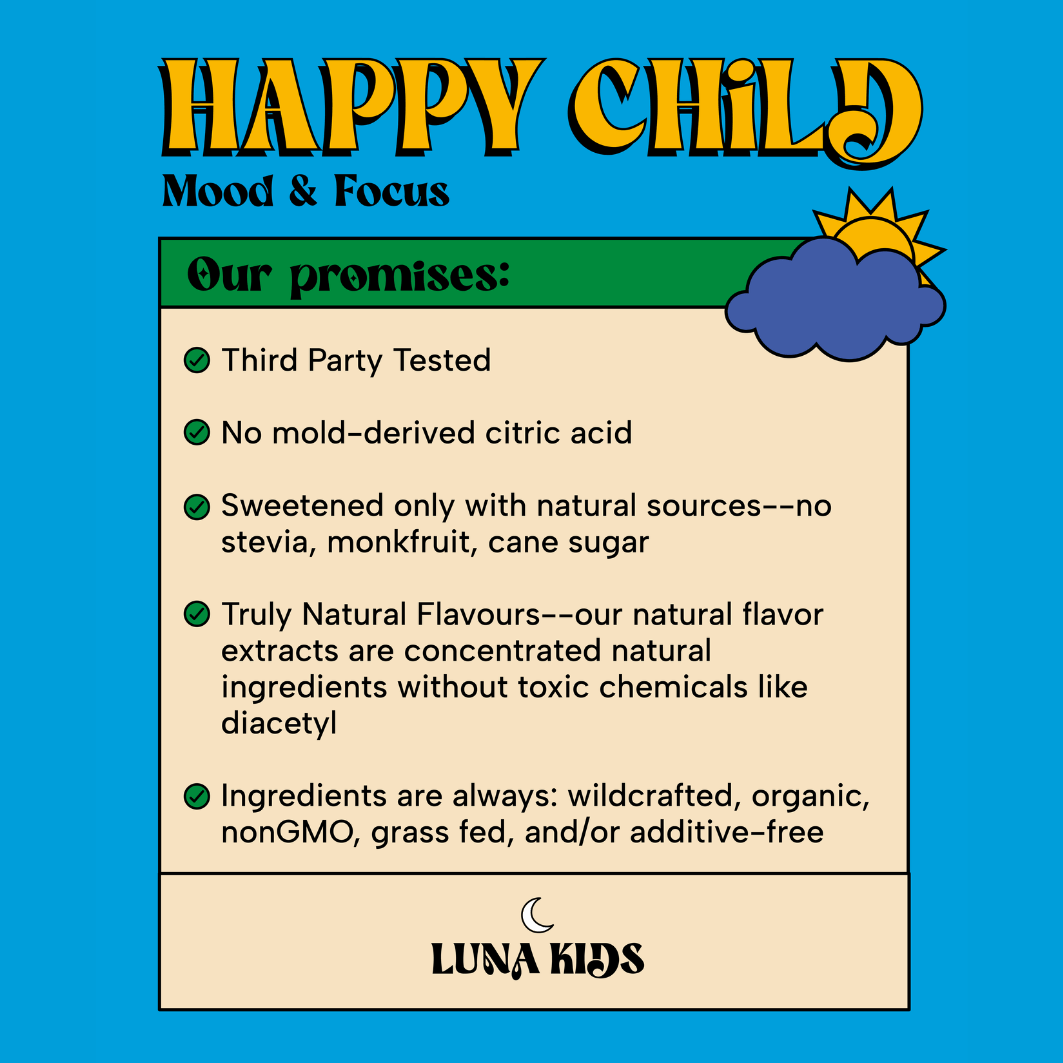 Happy Child: Mood & Brain Gummy - Piña Colada Flavor