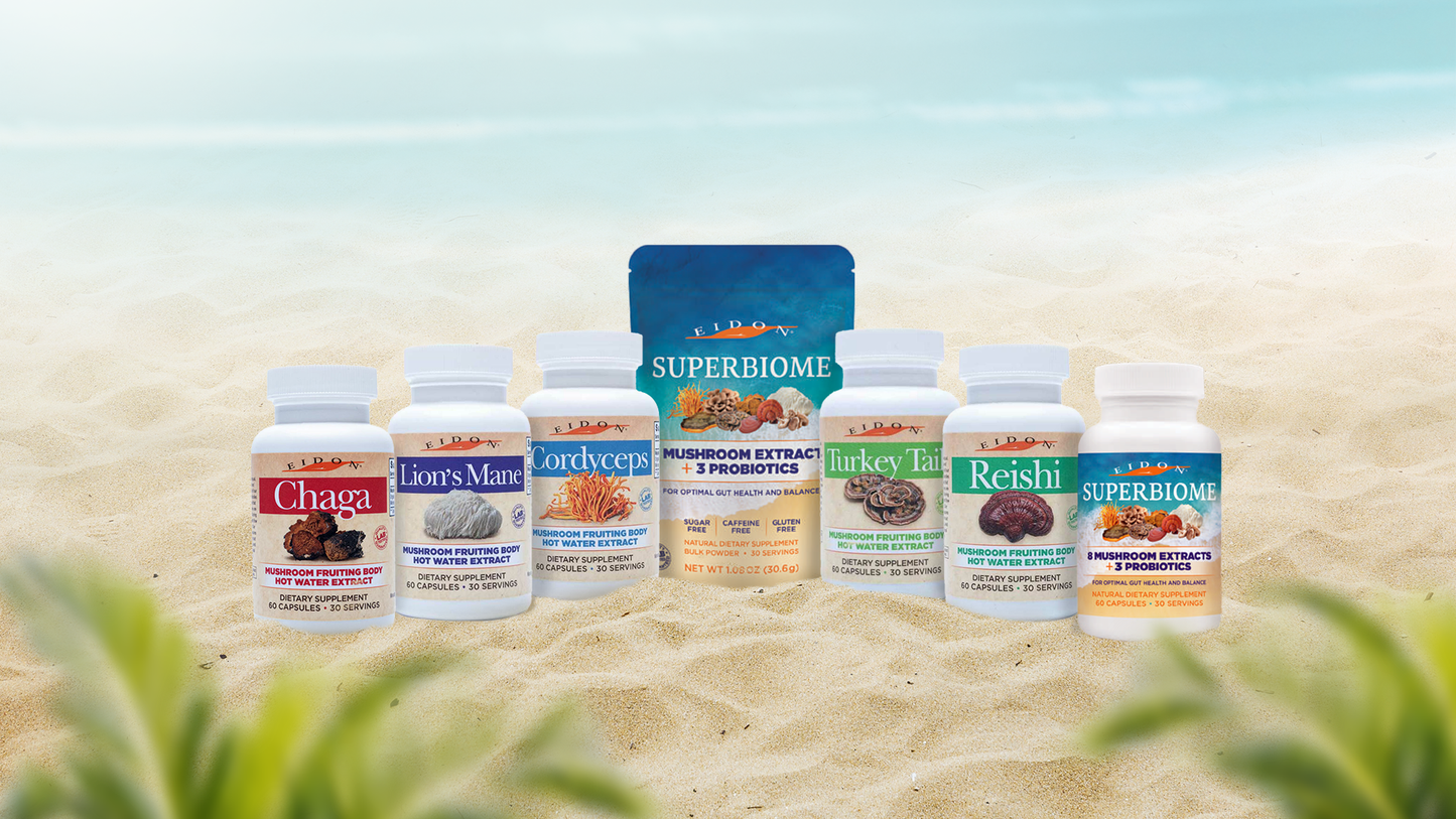 SuperBiome Mushroom Probiotic Capsules