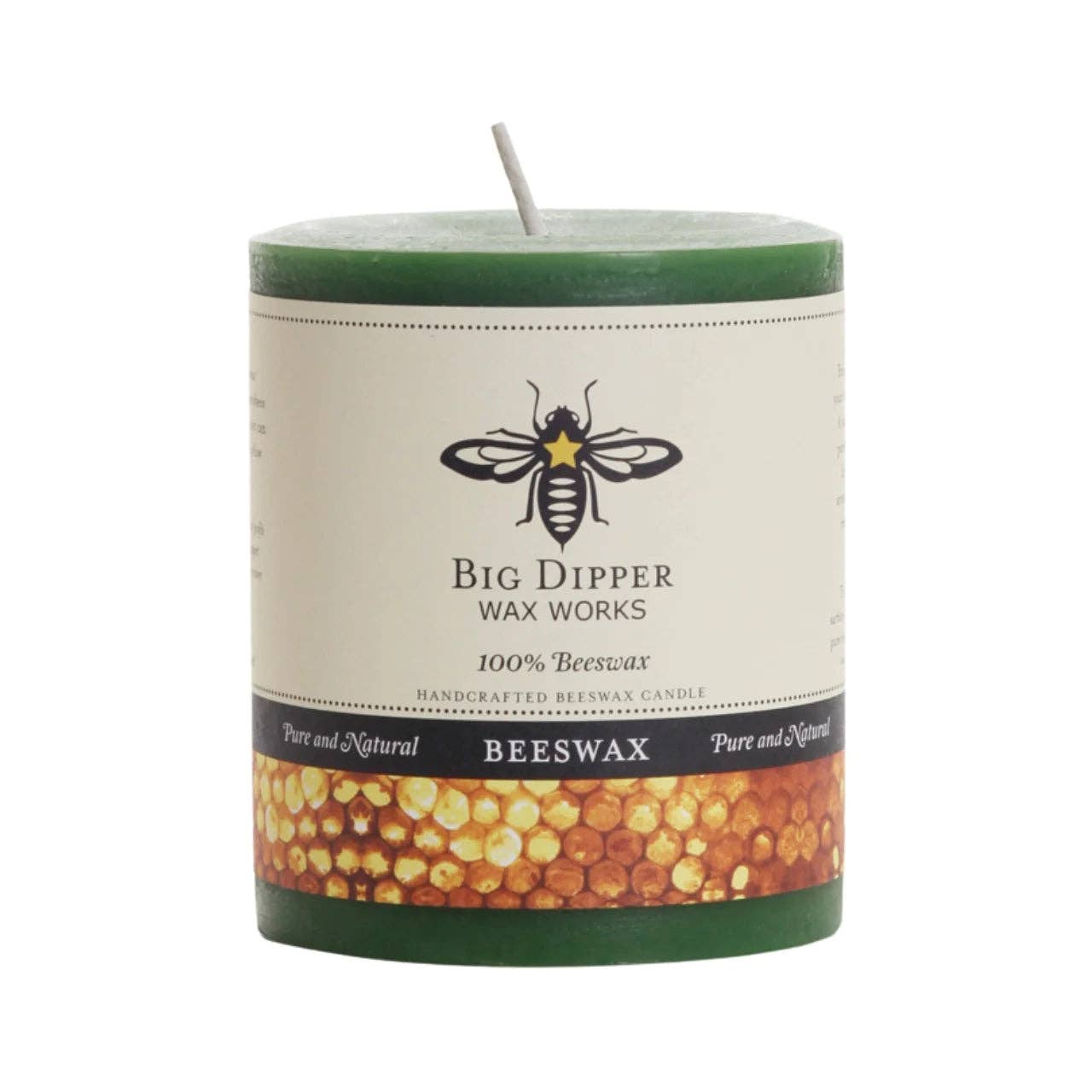 Pillar Candles – 100% Pure Beeswax – Multiple Sizes & Colors