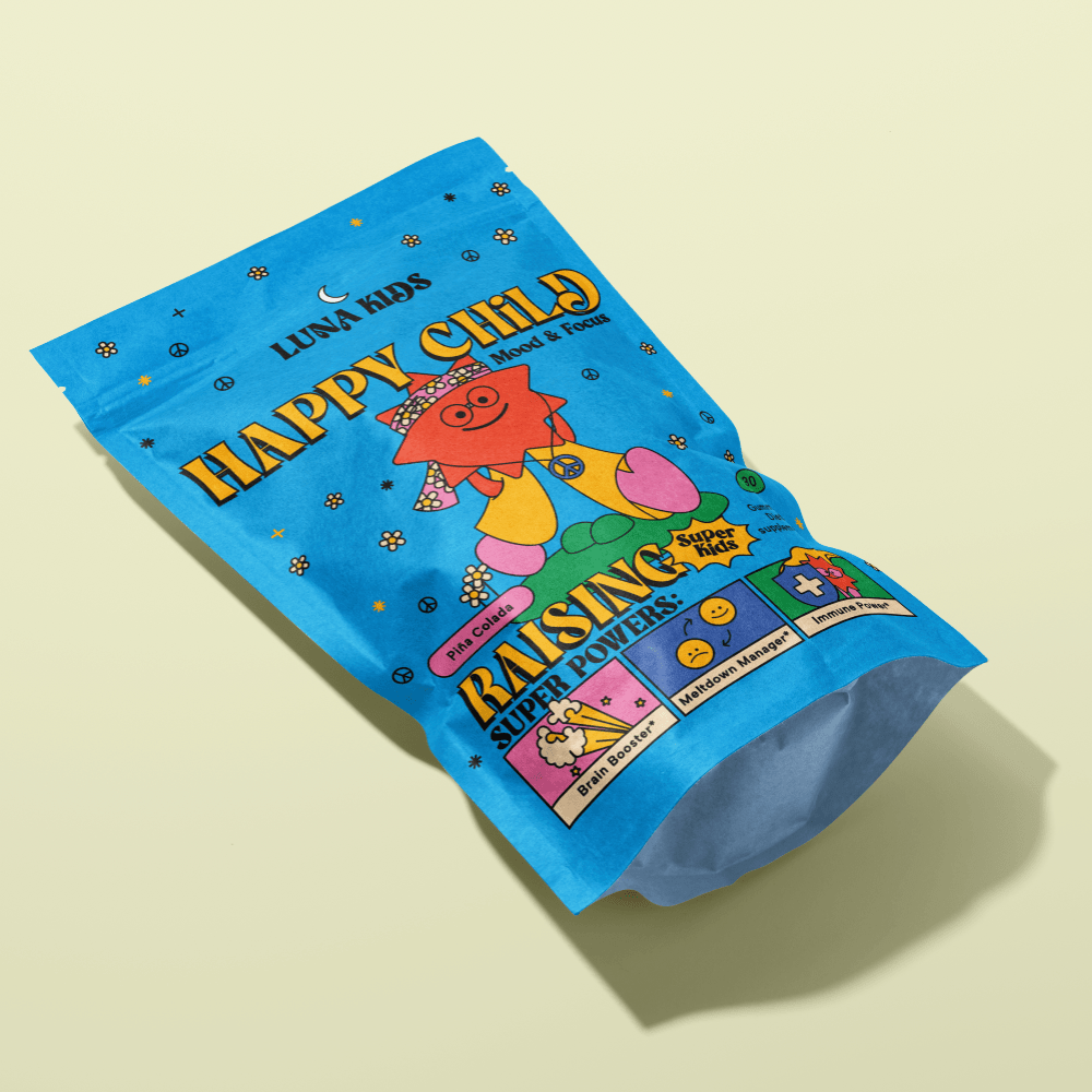 Happy Child: Mood & Brain Gummy - Piña Colada Flavor
