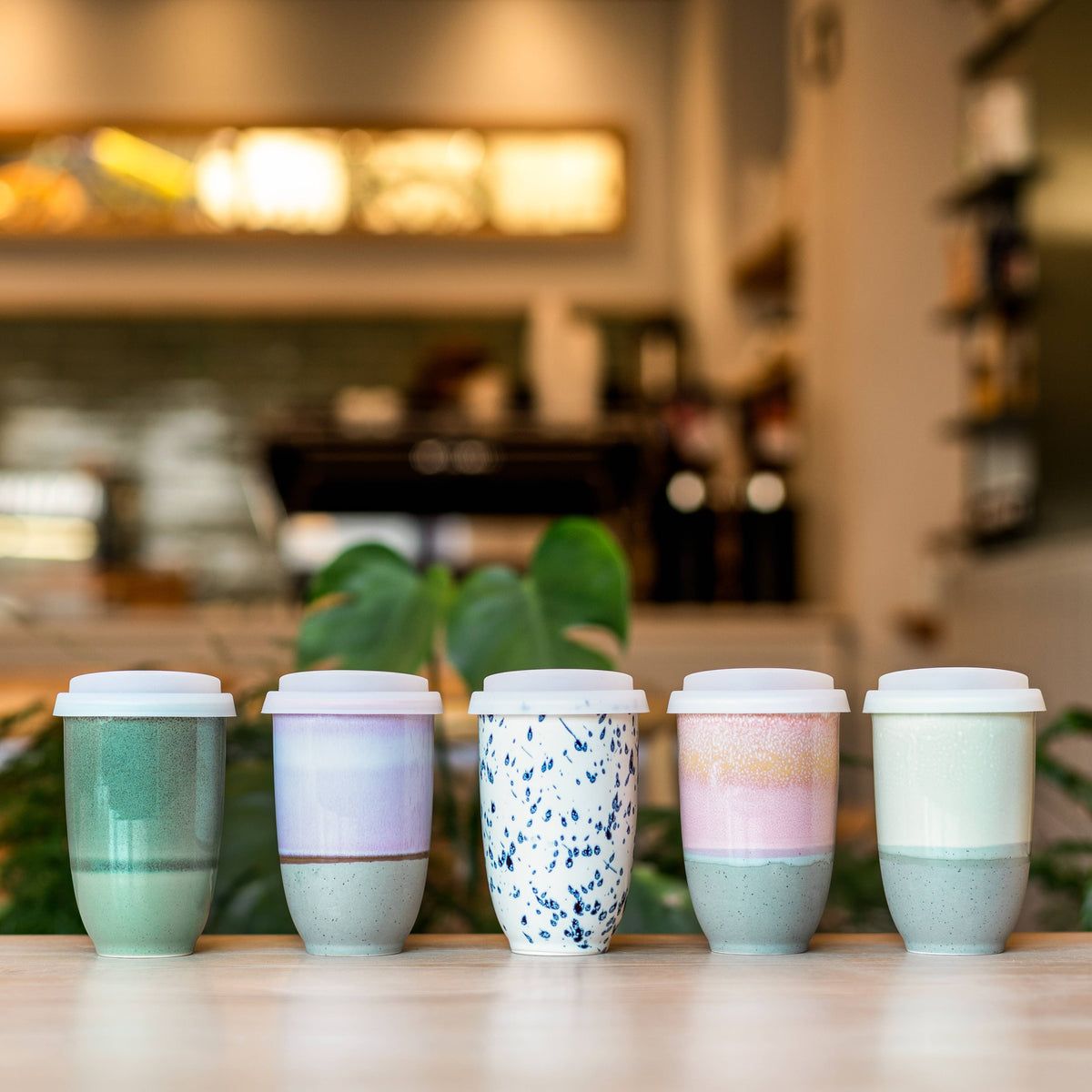 Orchid Ceramic Travel Mug