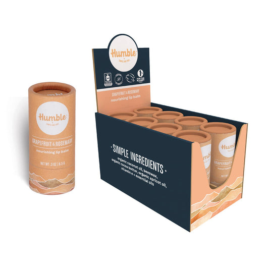 Grapefruit & Rosemary Plastic-free Lip Balm