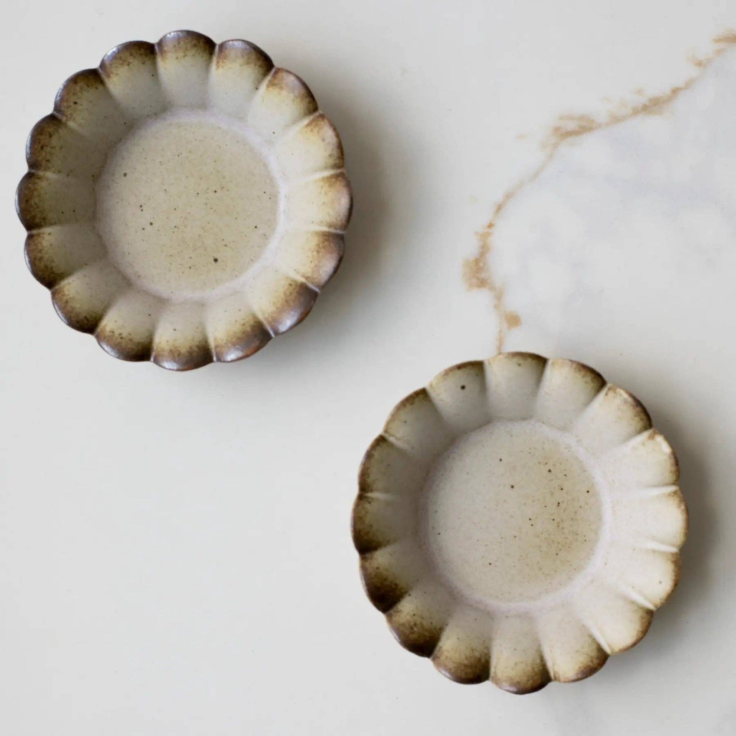 Flower Ceramic Pinch Bowls