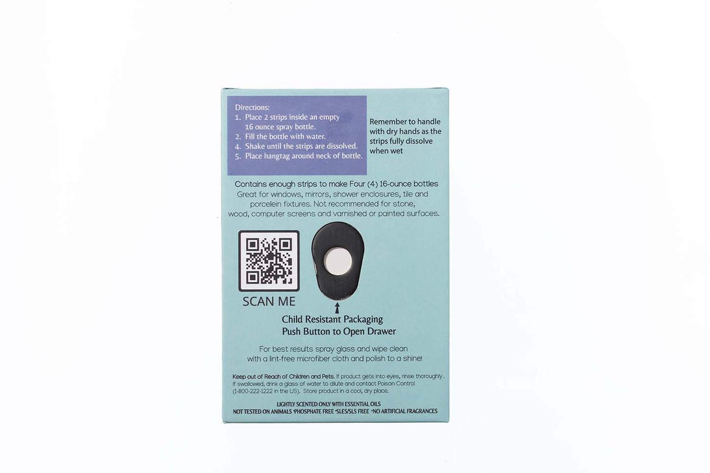 Glass & Window Cleaning Strips & Glass Bottle Case Pack