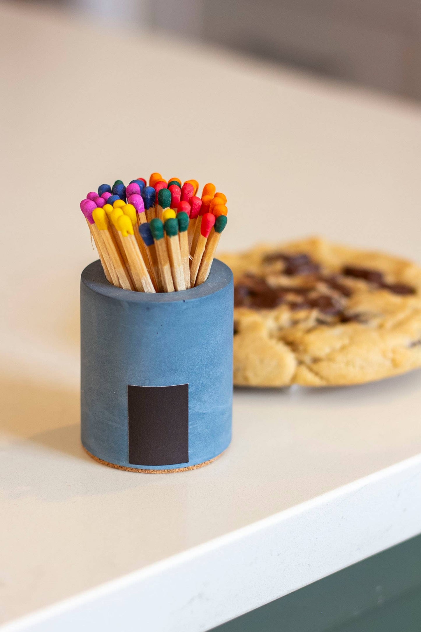 Cylinder Candle Match Holder
