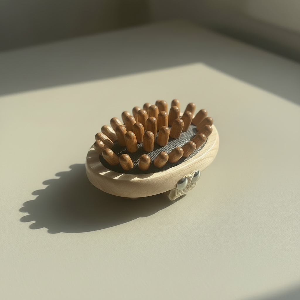 Bamboo Lymphatic Drainage Massage Brush | Body Sculpting