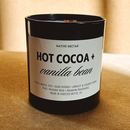 Hot Cocoa + Vanilla Bean Winter Candle