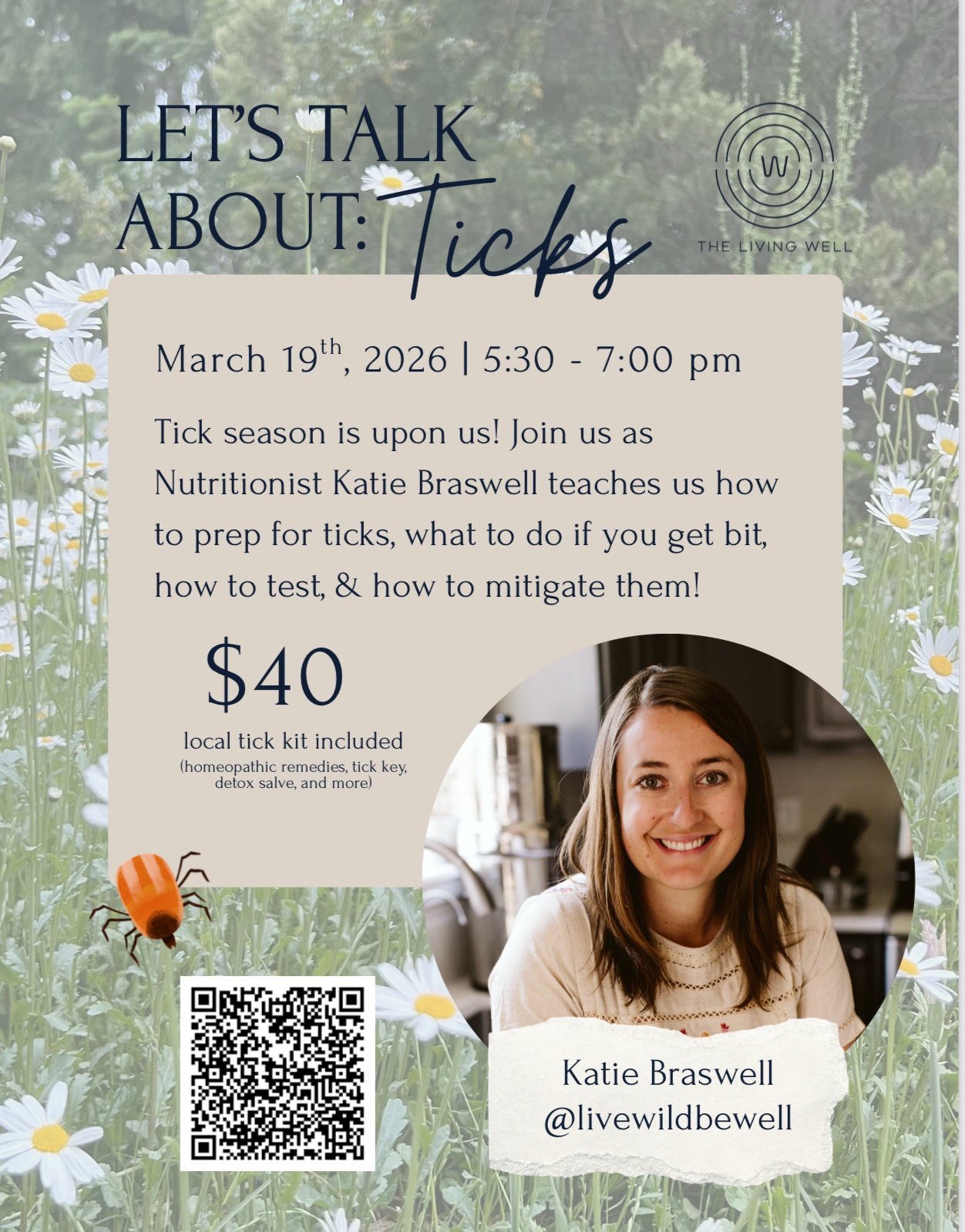 Tick Time Class w/ Katie Braswell