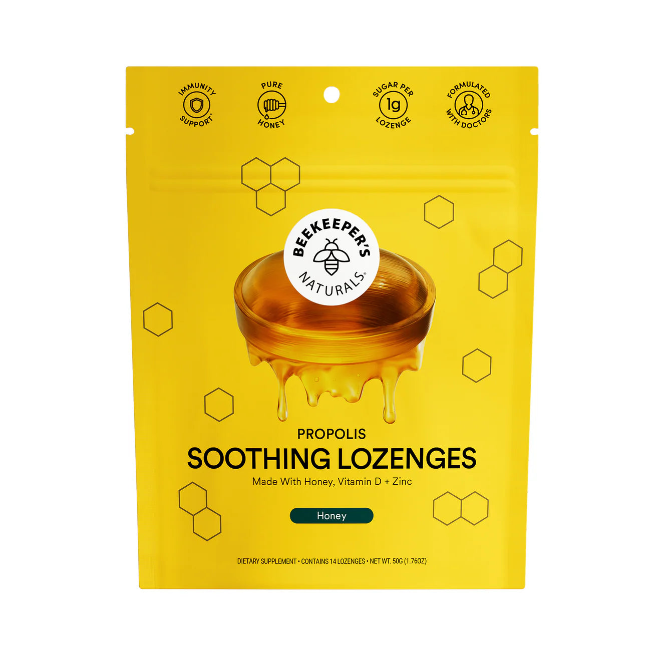 Beekeeper's Naturals Soothing Lozenges Honey