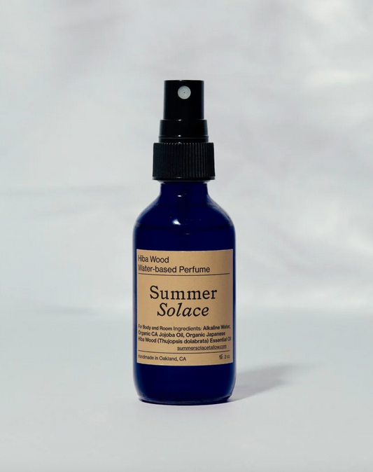 Summer Solace Hiba Wood Water Based Perfume