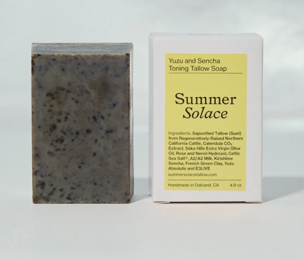 Summer Solace Yuzu & Sencha Toning Soap Bar