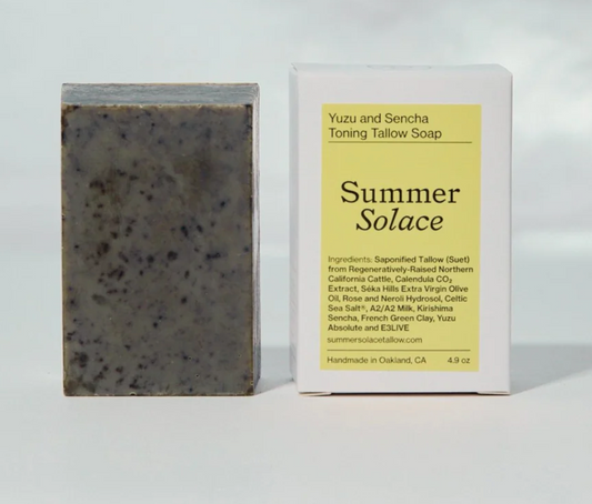 Summer Solace Yuzu & Sencha Toning Soap Bar