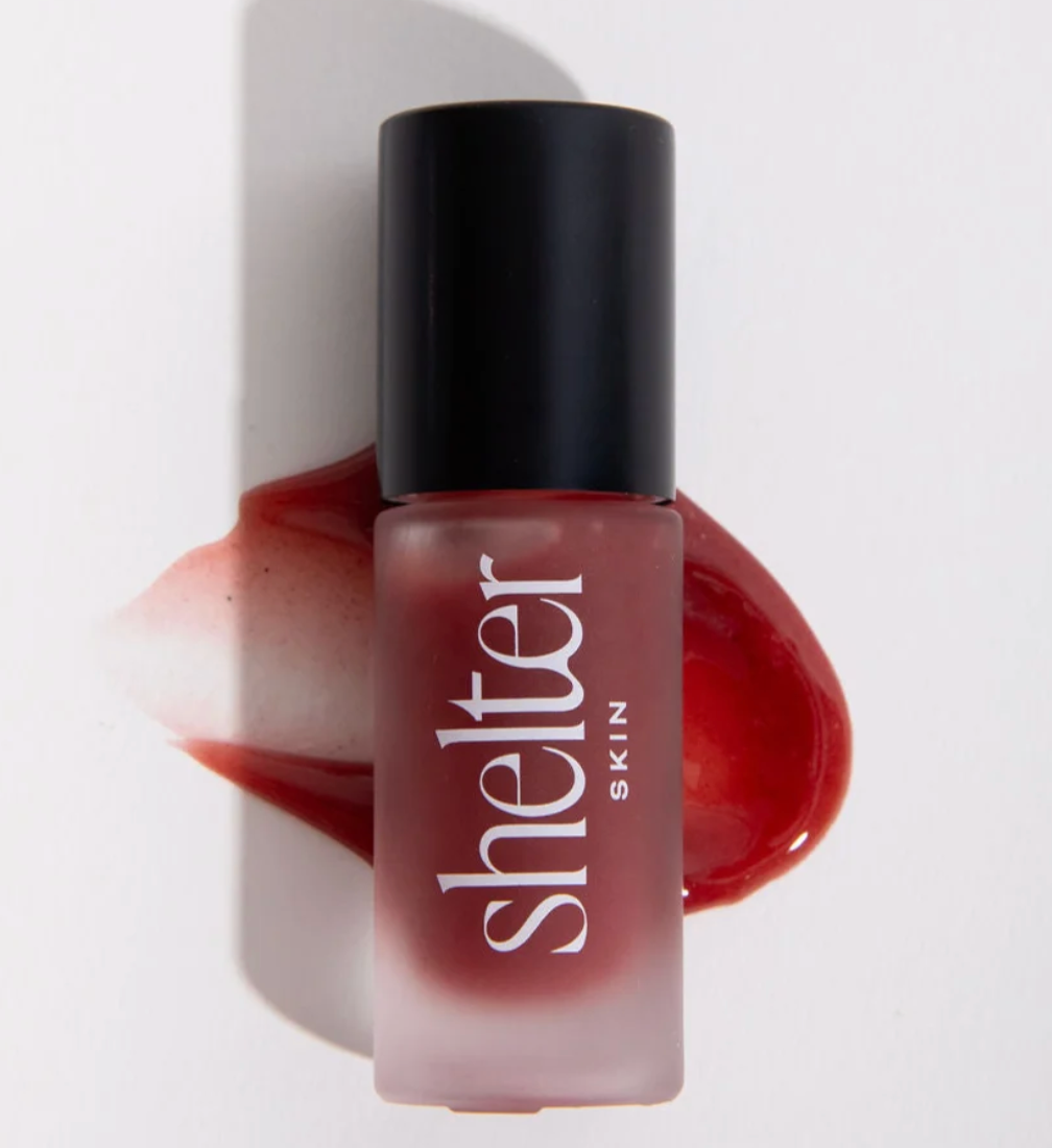 Shelter Skin Lanolin Lip Elixir - Hibiscus