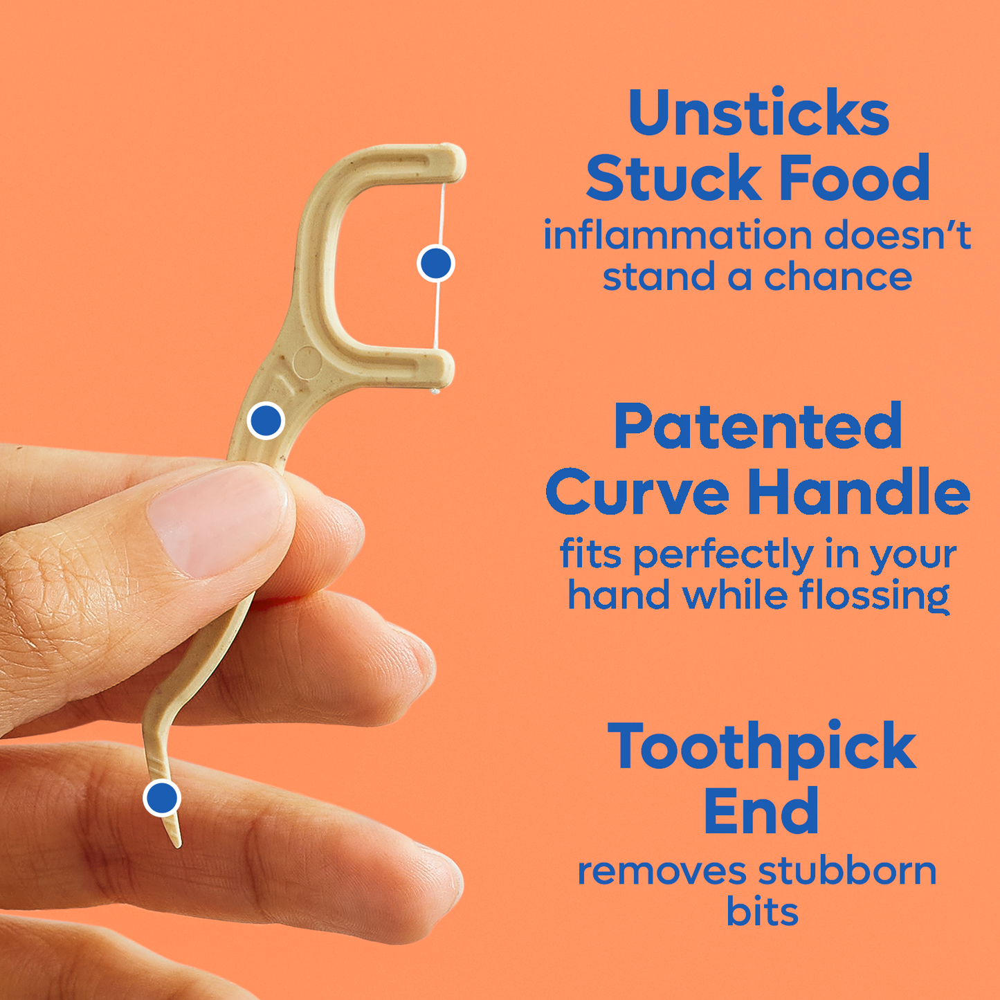 Eco-Friendly Floss Picks | Unflavored | PFA Free