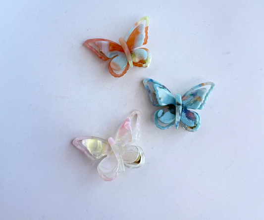 Butterfly Barrette Hair Clip