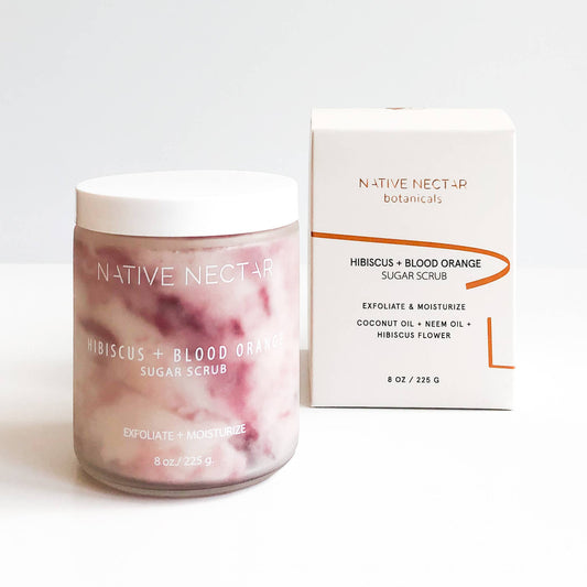 Native Nectar Hibiscus + Blood Orange Sugar Scrub