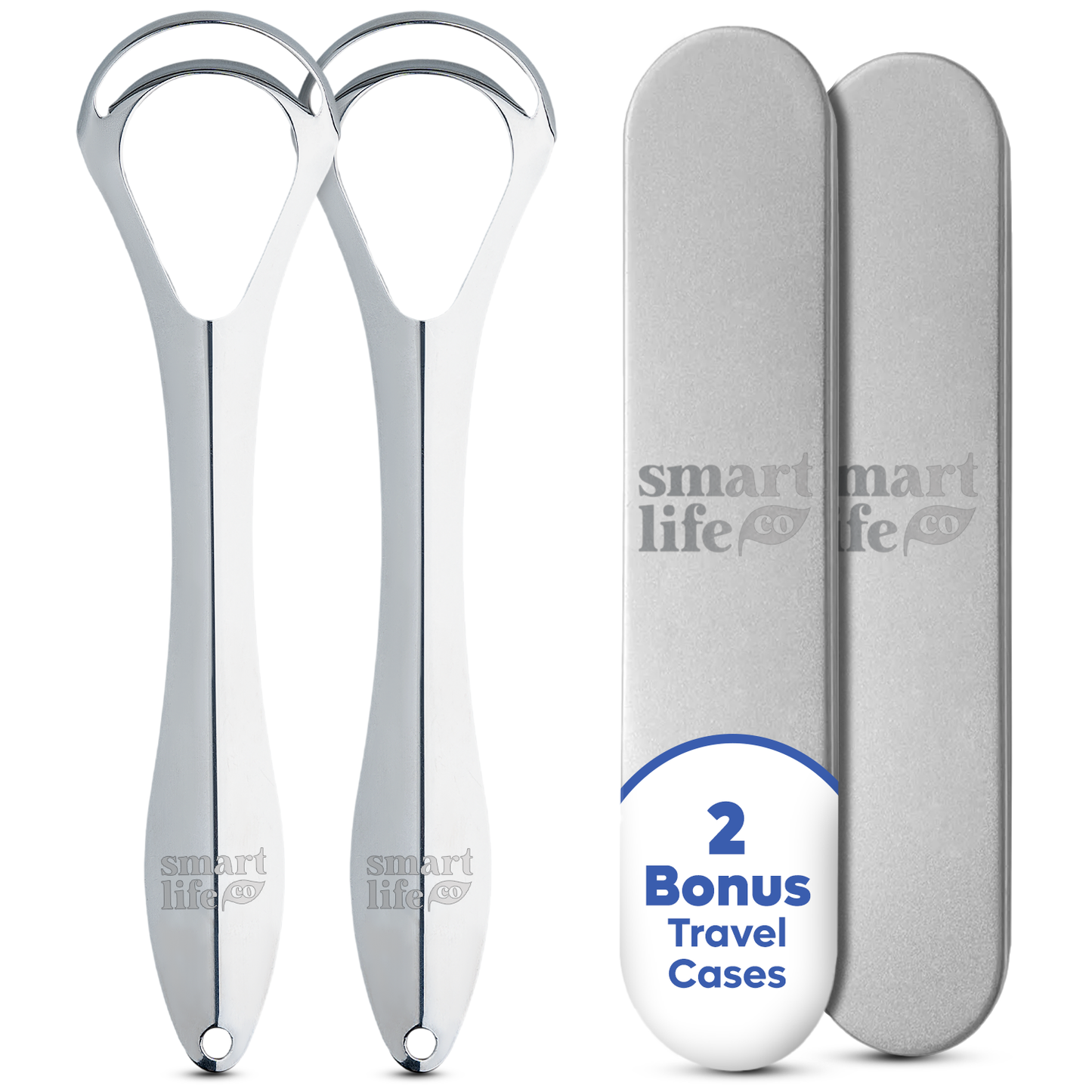 Stainless Steel Tongue Scrapers