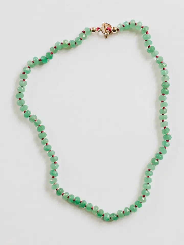 Canyon Leaf Natural Gemstone Necklace