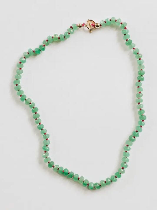 Canyon Leaf Natural Gemstone Necklace