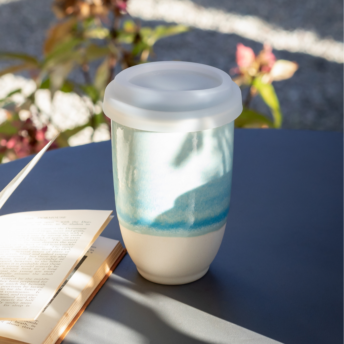 Lagoon Ceramic Coffee Cup – 12oz  Sustainable Coffee Cup