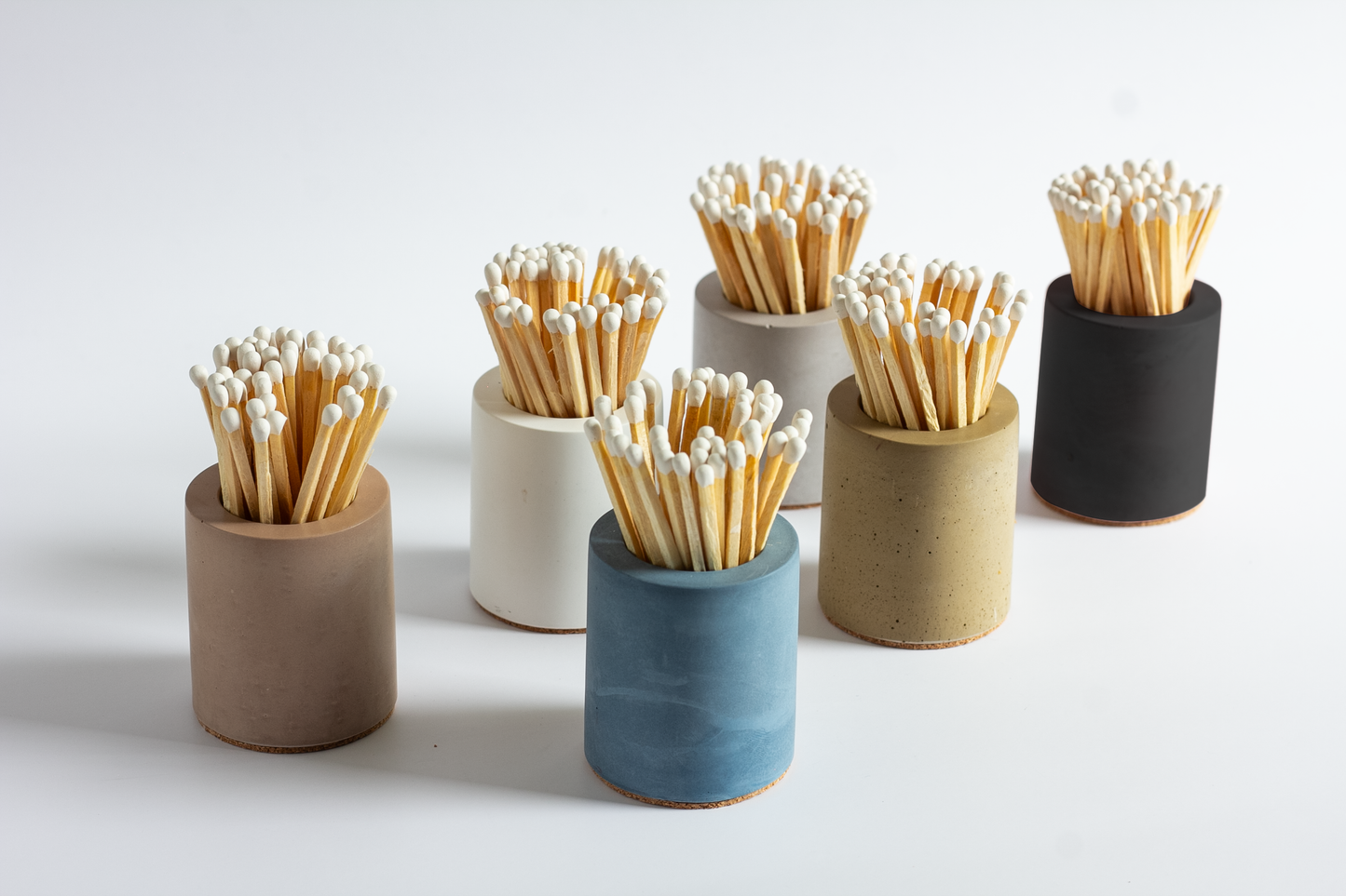 Cylinder Candle Match Holder