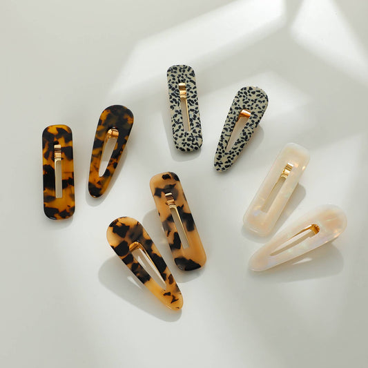 Adorro Gemma Core | Printed Barrette Hair Clip (Set of 2)