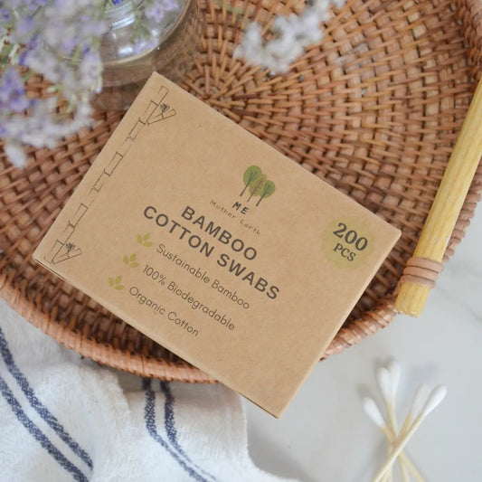 Me Mother Earth Bamboo Cotton Swabs