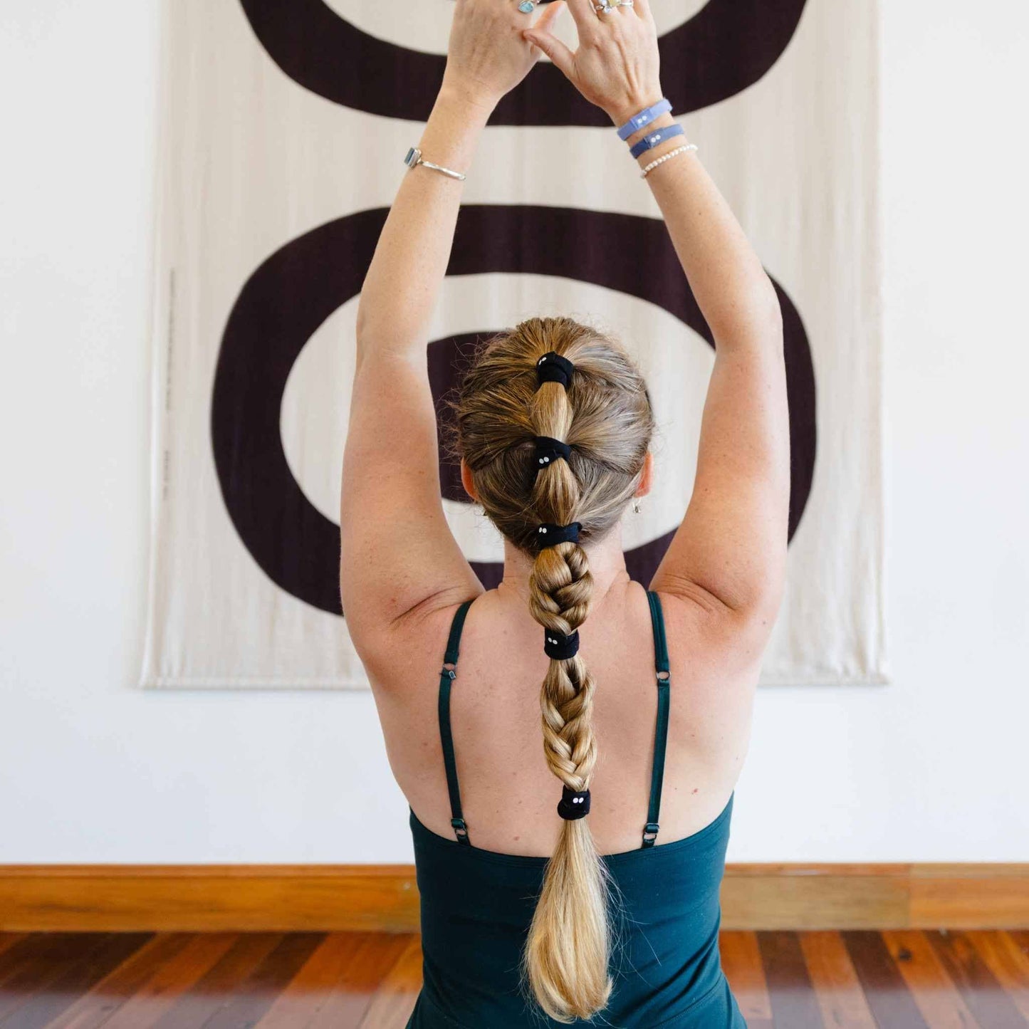 Plastic-Free Hair Ties - Best-Selling Black Organic Elastics