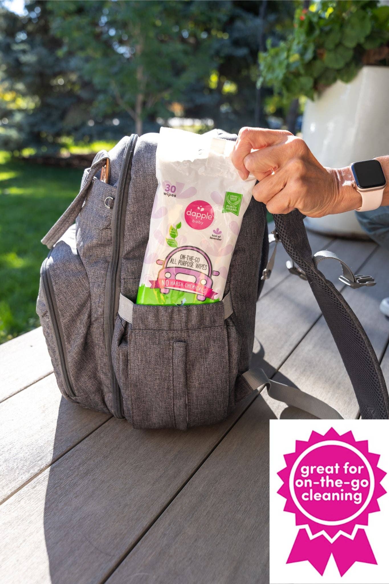Dapple On the Go Wipes, Lavender, 30ct