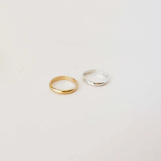 Gem & Blue Boyfriend Rings