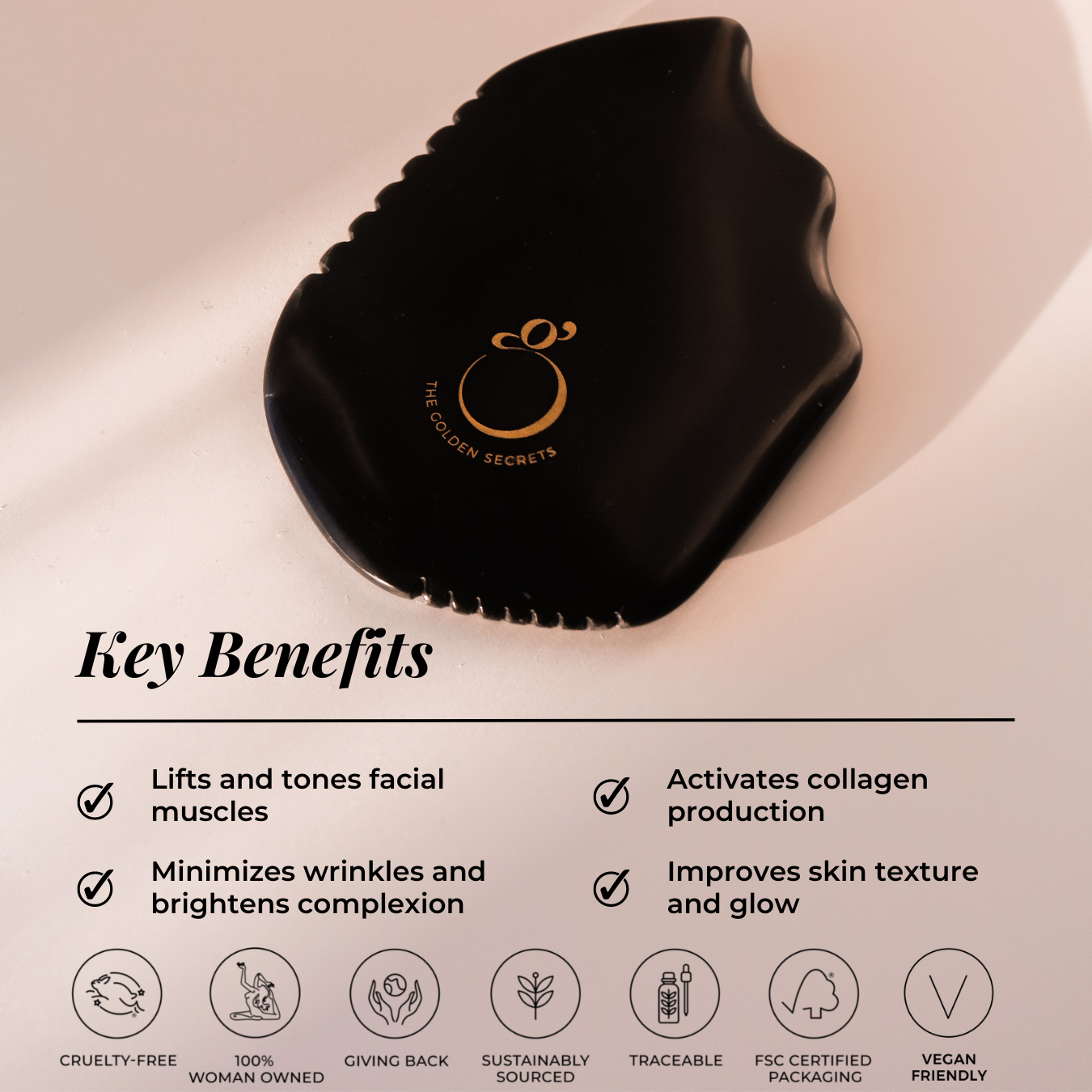 Sorceress Stone Gua Sha Beauty Tool