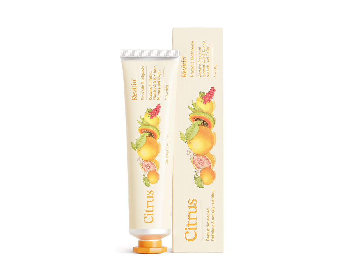 Fluoride-Free Prebiotic Tooth Gel, Citrus | Revitin