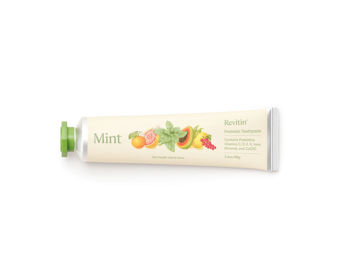 Fluoride-Free Prebiotic Tooth Gel, Mint | Revitin