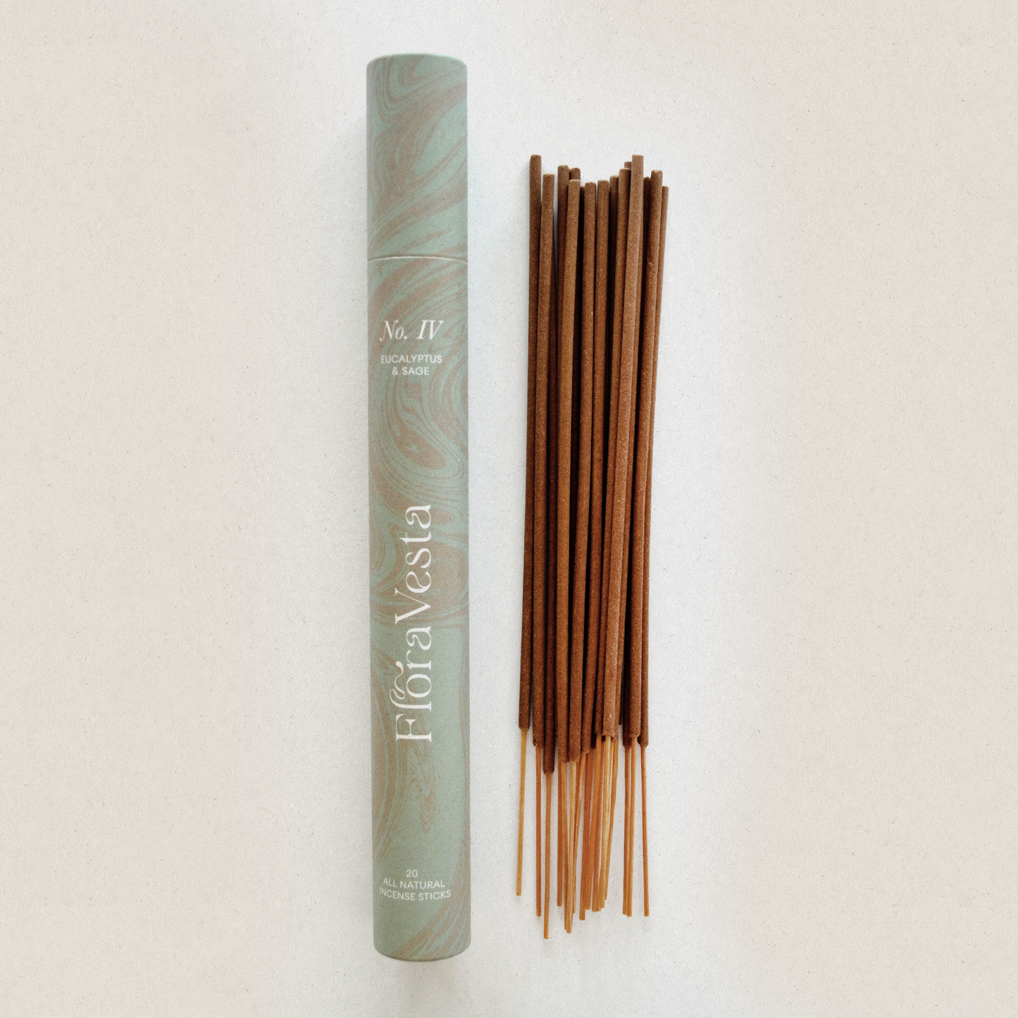 Eucalyptus & Sage Essential Oil Incense / All Natural