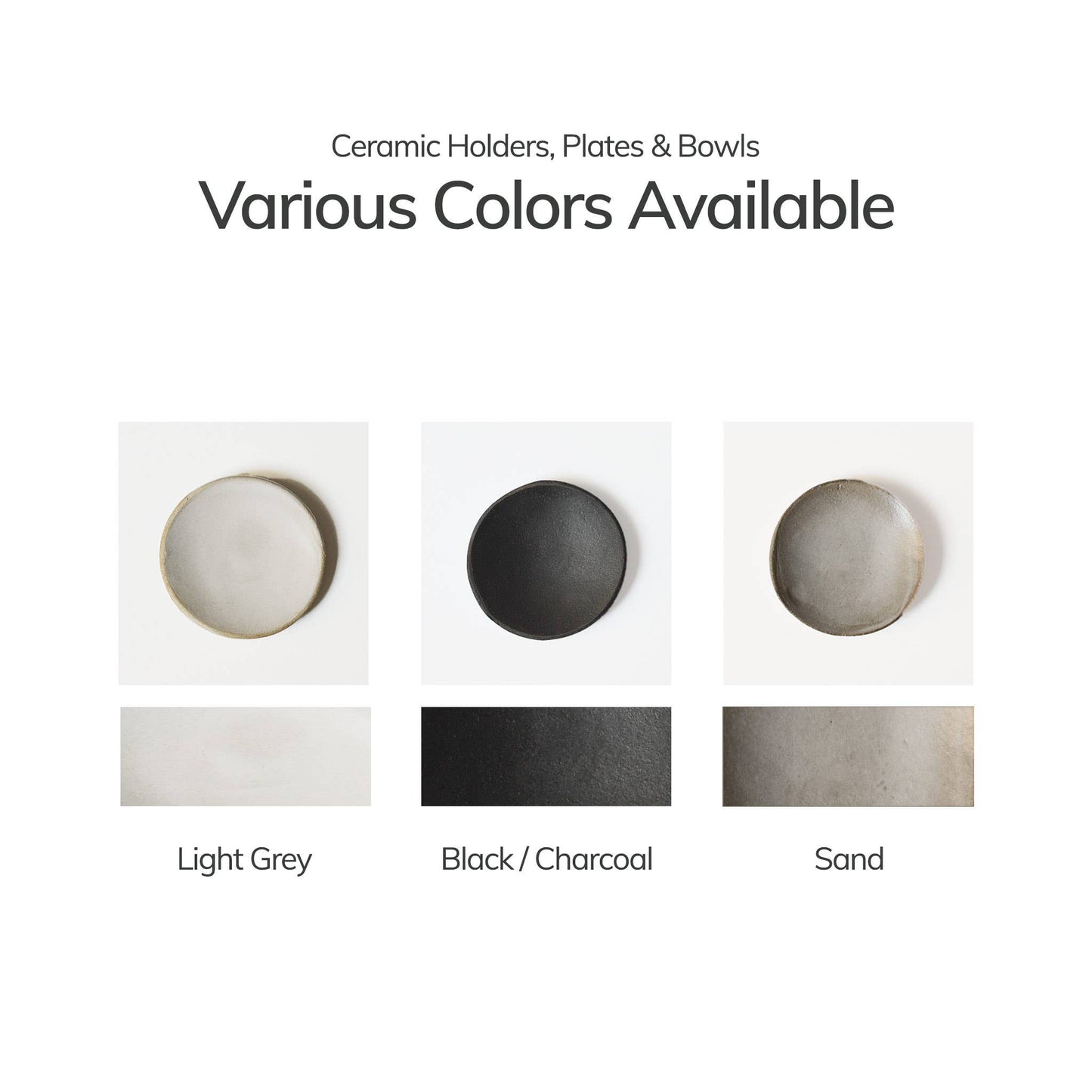 Light Gray Ceramic Smudging Bowl