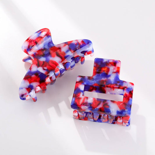 Americana S/M - Assorted Claw Clips